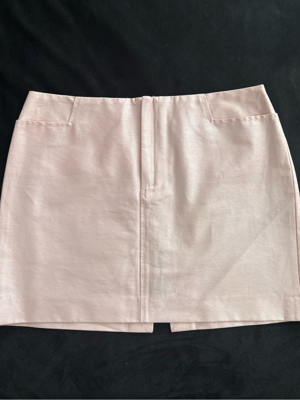 Versace Jeans Collection Light Pink Faux Leather Mini Skirt never being worn